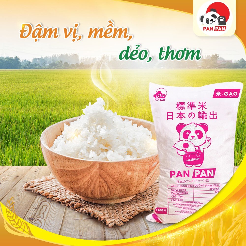 Gạo PANPAN xứng tầm gạo Nhật dành cho người Việt