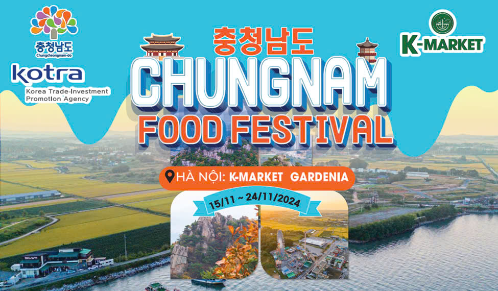 Festival Ẩm Thực Chungnam 2024: Hành Trình Khám Phá Hương Vị Hàn Quốc!