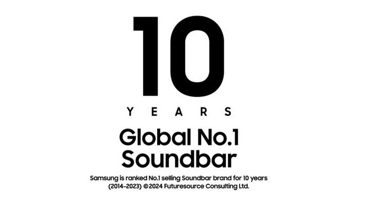 Samsung tự hào kỷ niệm một thập kỷ dẫn đầu thị trường loa thanh toàn cầu