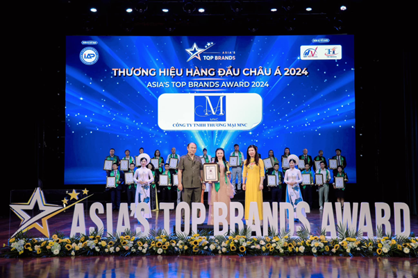 Dấu ấn thương hiệu Việt: Công ty TNHH Thương Mại MNC vinh dự nhận giải thưởng “Top 10 thương hiệu hàng đầu Châu Á” năm 2024
